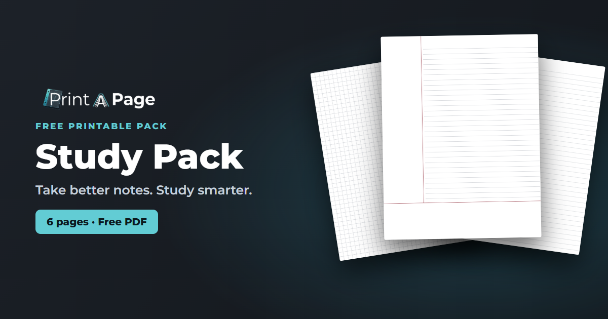 Study Pack: Take better notes. Study smarter.