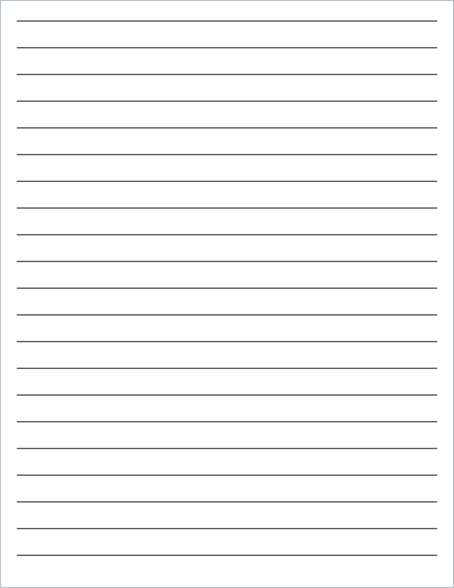Free Printable Bold Line Paper (Low Vision) – low vision writing paper, US Letter