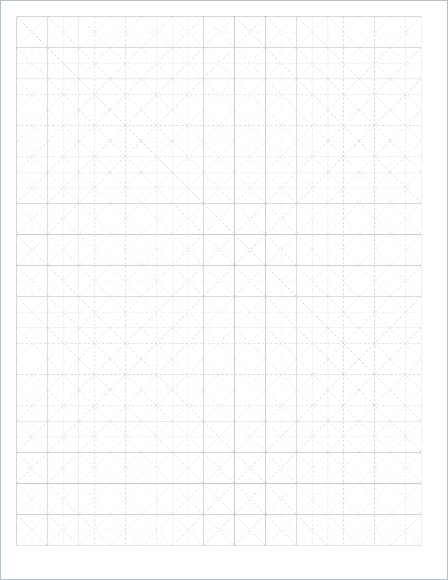 Chinese practice printable paper, US Letter