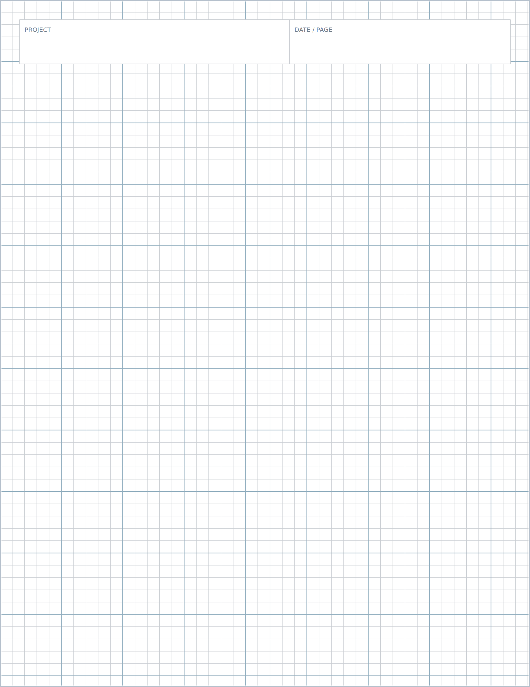Printable Engineering Paper – engineering computation paper, US Letter