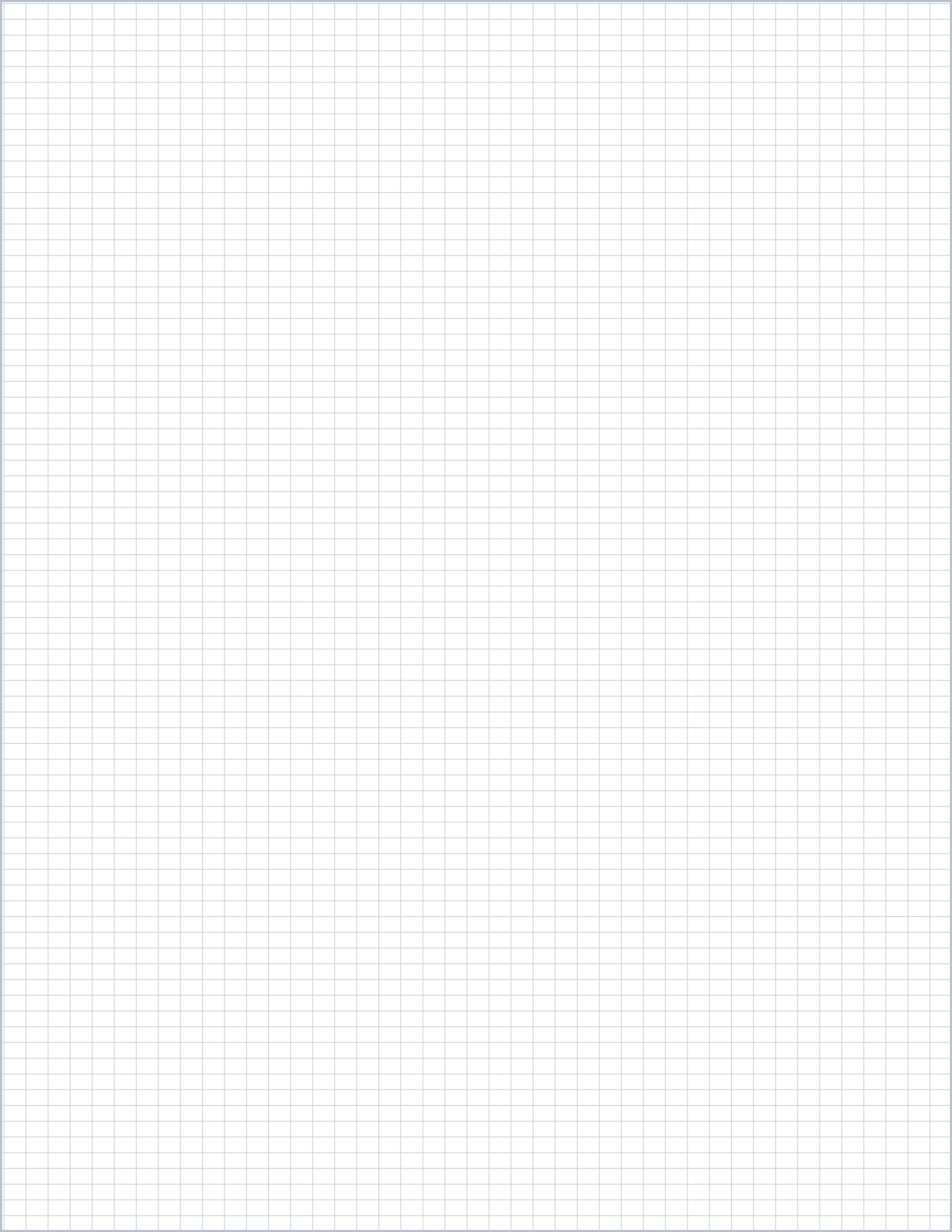 Printable Knitting Graph Paper – knitting chart paper, US Letter