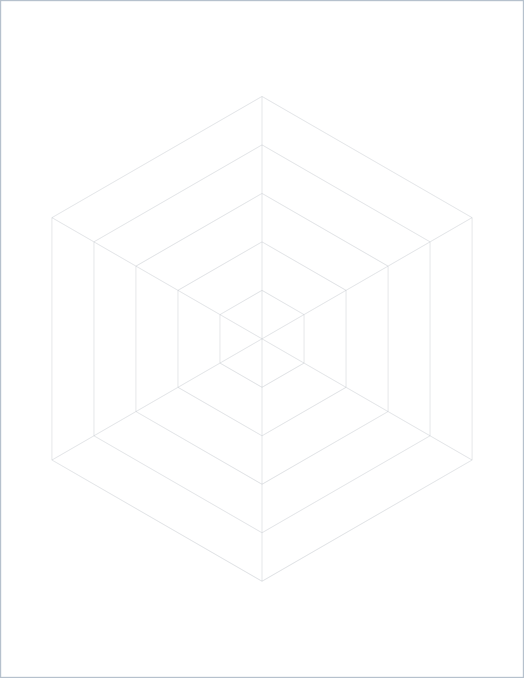Printable Radar Chart Template – spider chart template, US Letter