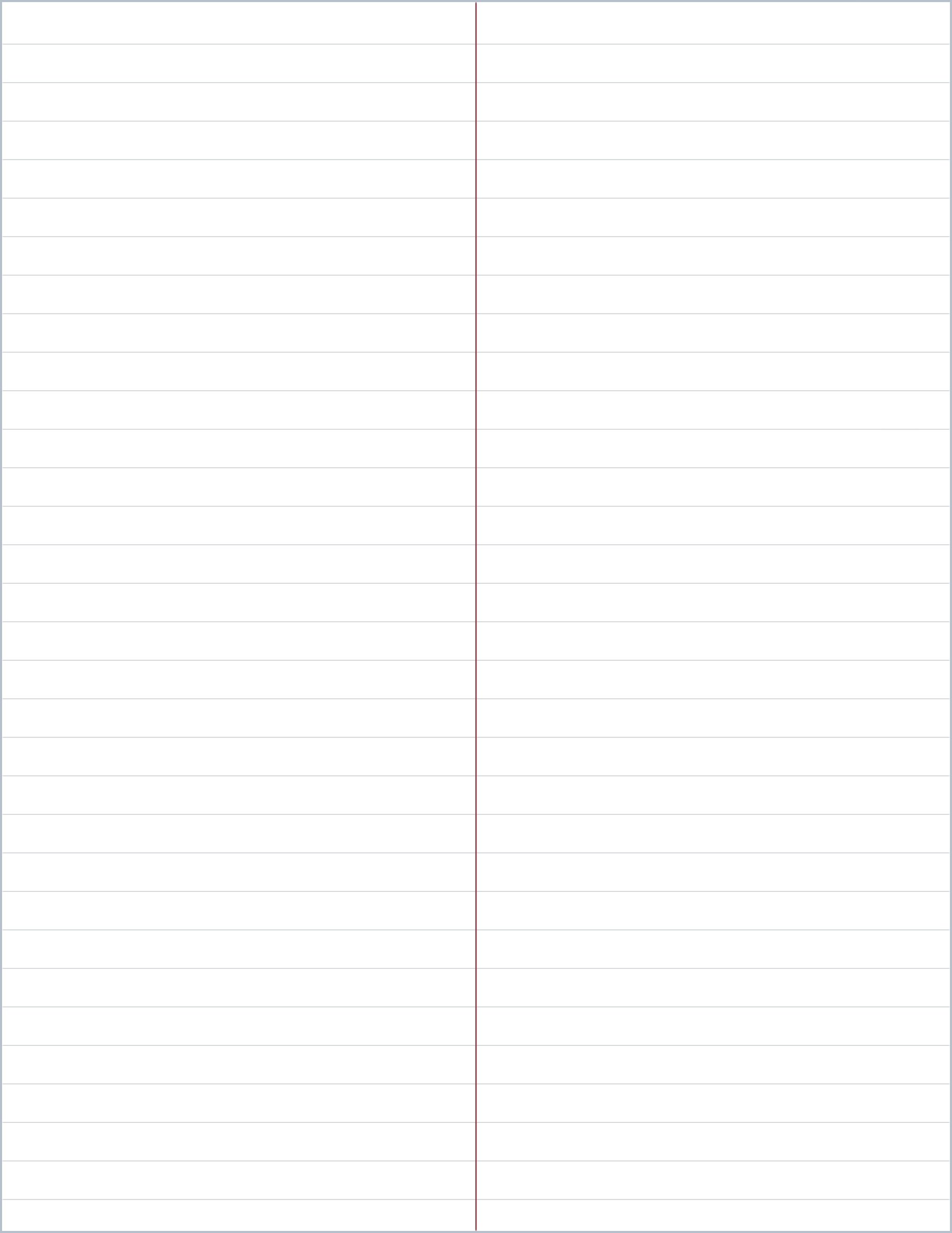 Printable Steno Paper – gregg ruled paper, US Letter