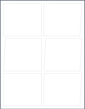 Comic panels printable paper