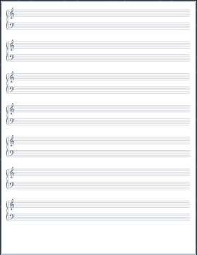 Grand staff printable paper