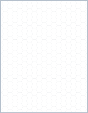 Hexagonal printable paper