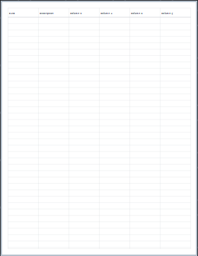 Ledger printable paper
