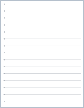 Percussion printable paper