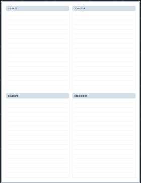 Priority Matrix printable