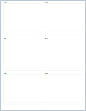 Storyboard Template printable
