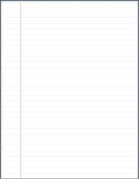 Wide Ruled Paper printable